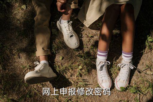 網上申報修改密碼