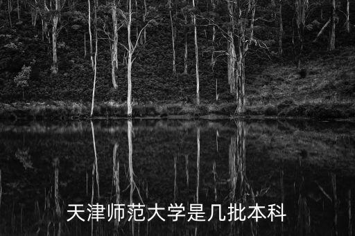 天津師范大學是一本還是二本大學，天津師范大學是幾批本科