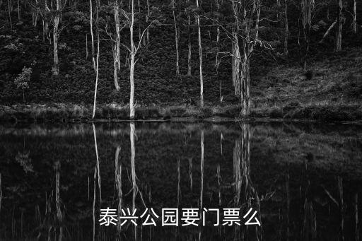 公園門票，泰興公園要門票么
