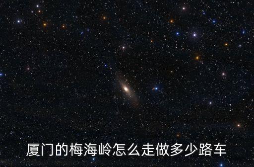 廈門的梅海嶺怎么走做多少路車