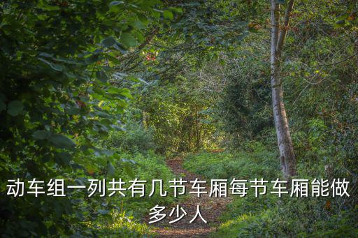動車車廂，動車組一列共有幾節車廂每節車廂能做多少人