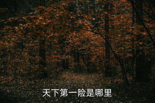 天下第一險(xiǎn)是哪里