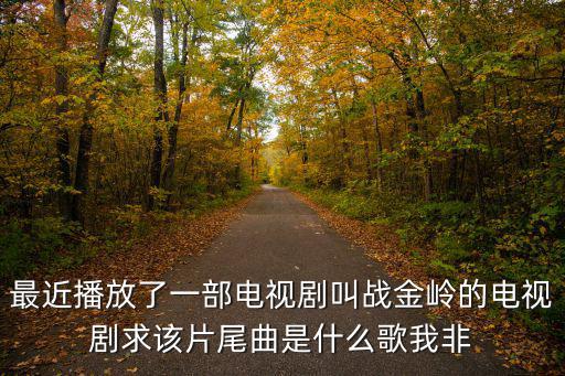 最近播放了一部電視劇叫戰(zhàn)金嶺的電視劇求該片尾曲是什么歌我非