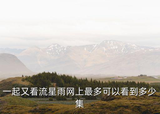 一起又看流星雨網上最多可以看到多少集