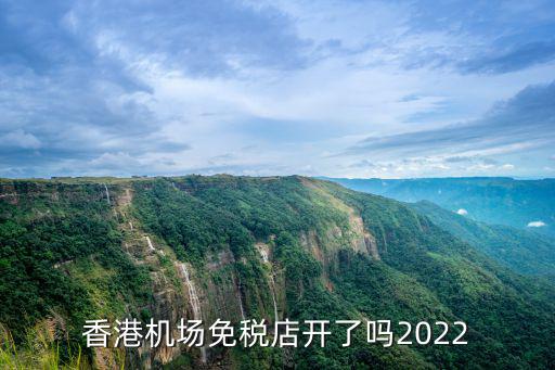香港機場免稅店開了嗎2022