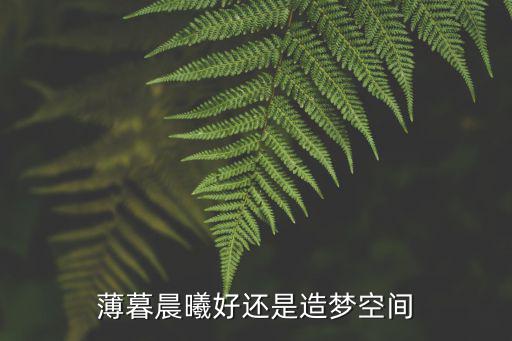 薄暮晨曦好還是造夢空間