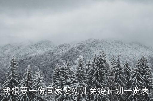 嬰幼兒預防針一覽表，小兒預防針時間表