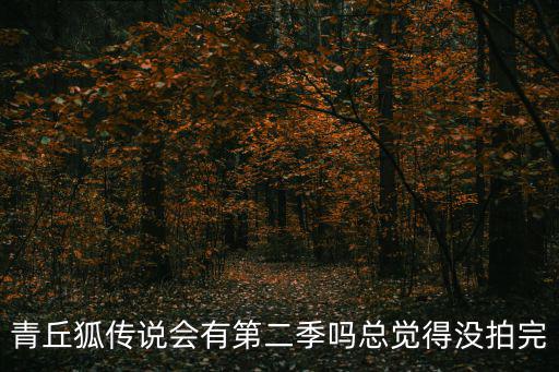 青丘狐傳說會有第二季嗎總覺得沒拍完