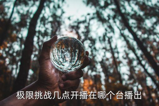 極限挑戰幾點開播在哪個臺播出