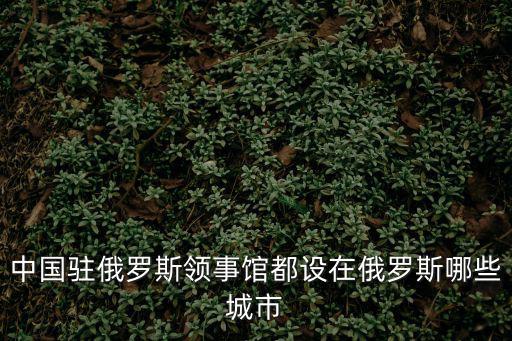 俄羅斯領事館，俄羅斯領事館在上海的地址