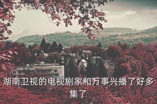 湖南衛視的電視劇家和萬事興播了好多集了