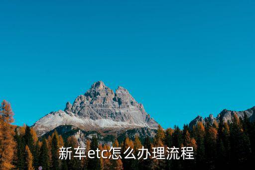 etc辦理流程，廣東中行ETC辦理流程是什么