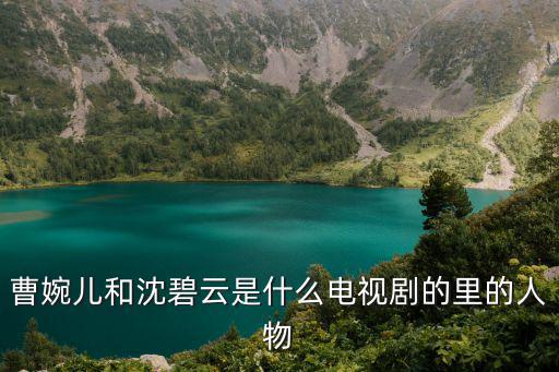 曹婉兒和沈碧云是什么電視劇的里的人物