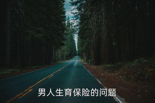 男人生育保險(xiǎn)的問題