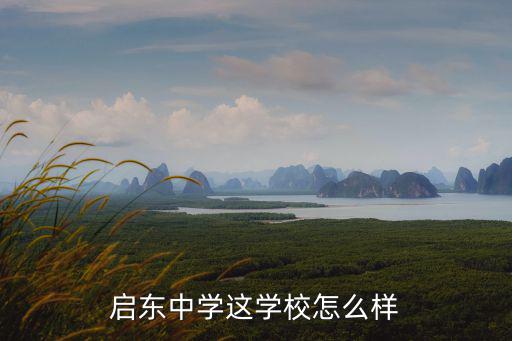 啟東中學(xué)這學(xué)校怎么樣