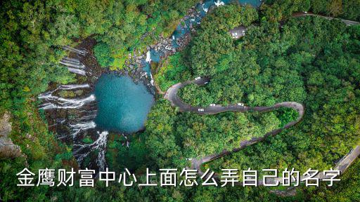 金鷹財富中心上面怎么弄自己的名字