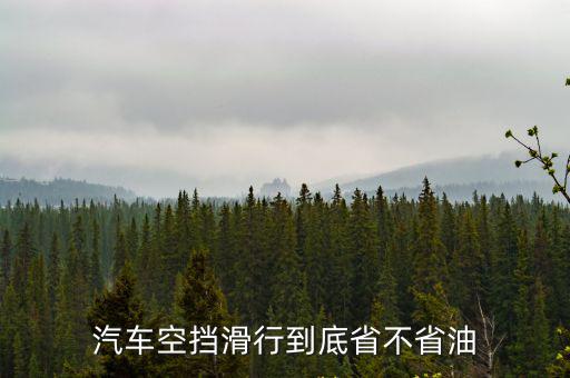 空擋滑行省油嗎，手動擋空擋滑行省油嗎