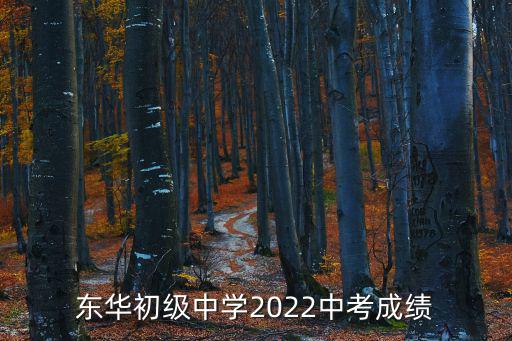 東華初級中學2022中考成績