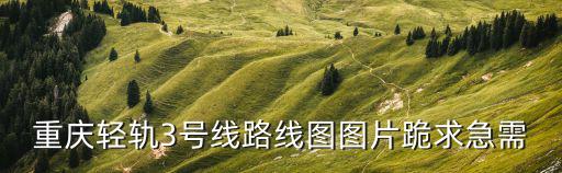 重慶輕軌3號線路線圖圖片跪求急需