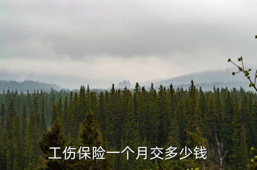 工傷保險繳費，工傷保險一個月交多少錢