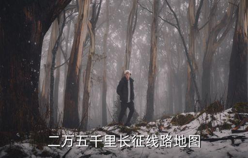 二萬五千里長征線路地圖