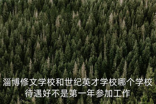 淄博修文學(xué)校和世紀(jì)英才學(xué)校哪個(gè)學(xué)校待遇好不是第一年參加工作