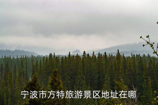 寧波市方特旅游景區地址在哪