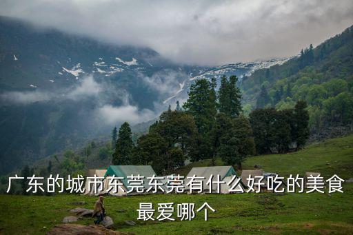 廣東的城市東莞東莞有什么好吃的美食最愛哪個