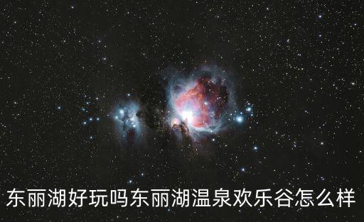 東麗湖好玩嗎東麗湖溫泉?dú)g樂谷怎么樣