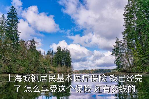 上海城鎮居民基本醫療保險 錢已經完了 怎么享受這個保險 還有交錢的