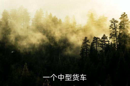 一個中型貨車