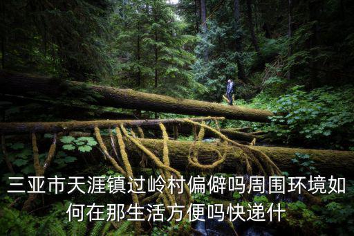 三亞市天涯鎮過嶺村偏僻嗎周圍環境如何在那生活方便嗎快遞什