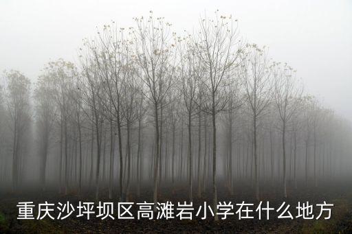 高灘巖小學(xué)，重慶高灘巖小學(xué)在哪
