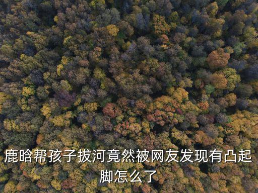 鹿晗幫孩子拔河竟然被網(wǎng)友發(fā)現(xiàn)有凸起腳怎么了