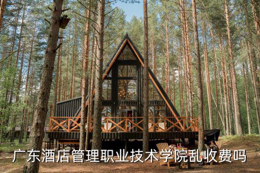 廣東酒店管理職業(yè)技術(shù)學(xué)院亂收費(fèi)嗎