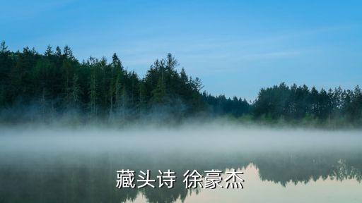 藏頭詩 徐豪杰