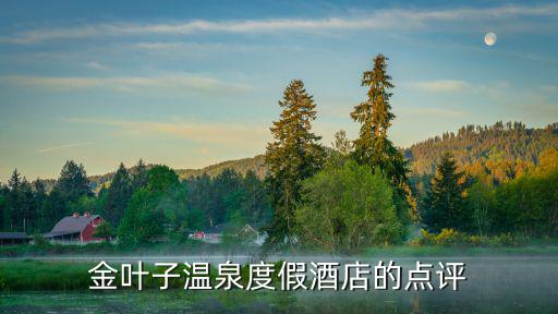 金葉子溫泉，廣州金葉子溫泉怎么樣