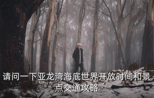 三亞海底世界，三亞亞龍灣海底世界簡介