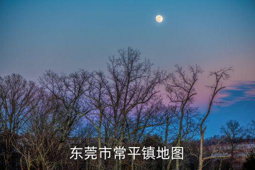 東莞市常平鎮(zhèn)地圖