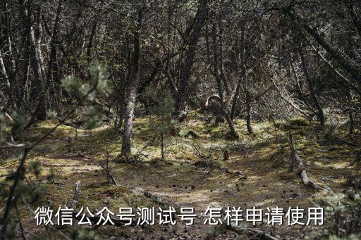 微信測試公眾號，微信公眾號測試號 怎樣申請使用