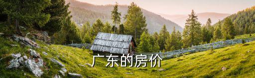廣東各市房價，廣東的房價