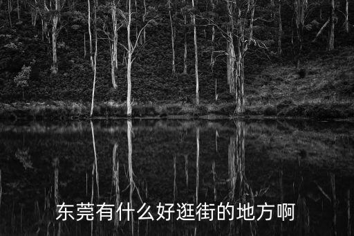 東莞購物，東莞哪里購物好