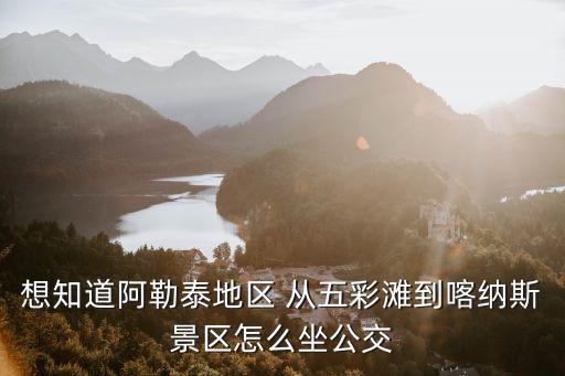 想知道阿勒泰地區 從五彩灘到喀納斯景區怎么坐公交