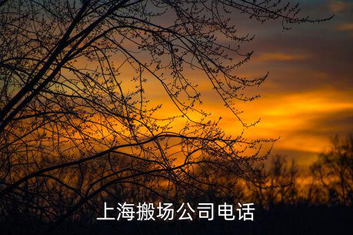 上海搬場公司電話