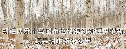 新疆博樂市烏圖布拉格鎮到新疆伊犁新源縣相距多少公里
