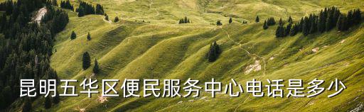 昆明五華區便民服務中心電話是多少