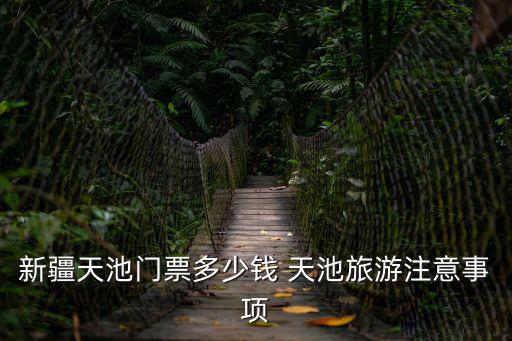 新疆天池門票多少錢 天池旅游注意事項