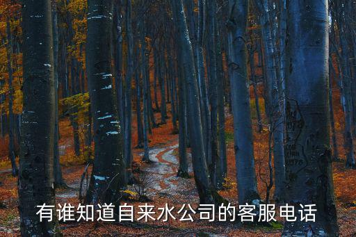 供水電話，有誰知道自來水公司的客服電話