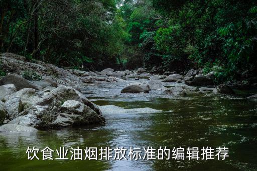 飲食業(yè)油煙排放標(biāo)準(zhǔn)的編輯推薦