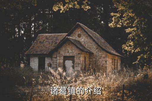 諸葛鎮(zhèn)的介紹